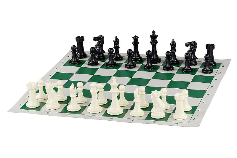 Chess pieces Plastic (98mm) weighted - Chess pieces Plastic (98mm) weighted