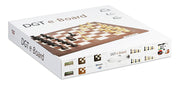 DGT USB electronic chessboard, walnut/ maple + Royal pieces