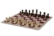 Roll-up chessboard No. 6 (51 cm), anti-slip base LIGHT