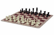 Roll-up chessboard No. 6 (51 cm), anti-slip base LIGHT