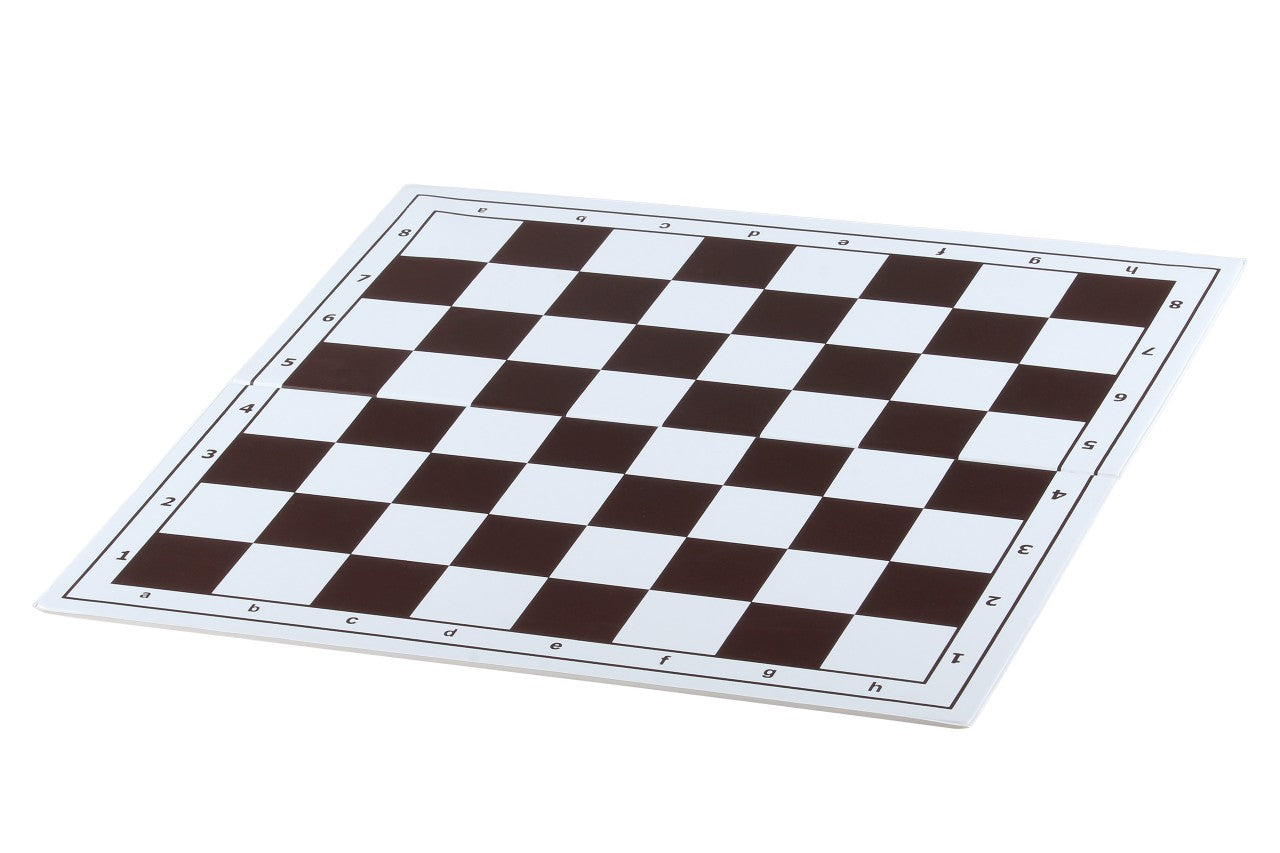 Plastic folding chessboard No. 4, white and brown - Plastic folding chessboard No. 4, white and brown