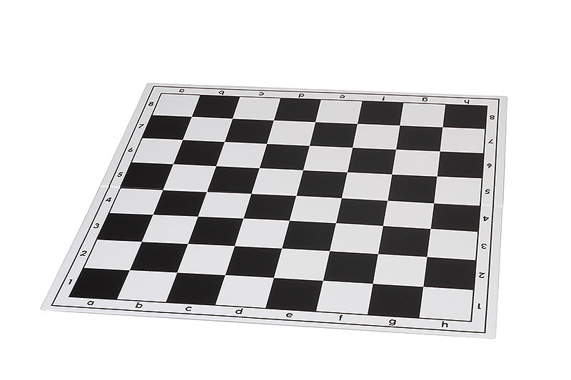 Plastic folding chessboard 4+, white and black - Plastic folding chessboard 4+, white and black