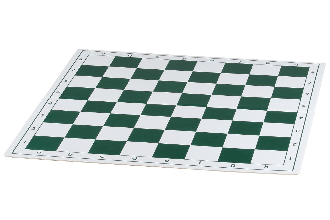 Plastic folding chessboard 4+, white and green - Plastic folding chessboard 4+, white and green