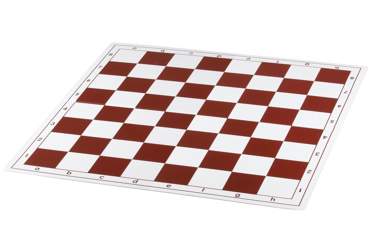 Plastic folding chessboard 4+, white and red - Plastic folding chessboard 4+, white and red