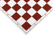 Plastic folding chessboard 4+, white and red