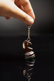 Black KNIGHT key ring