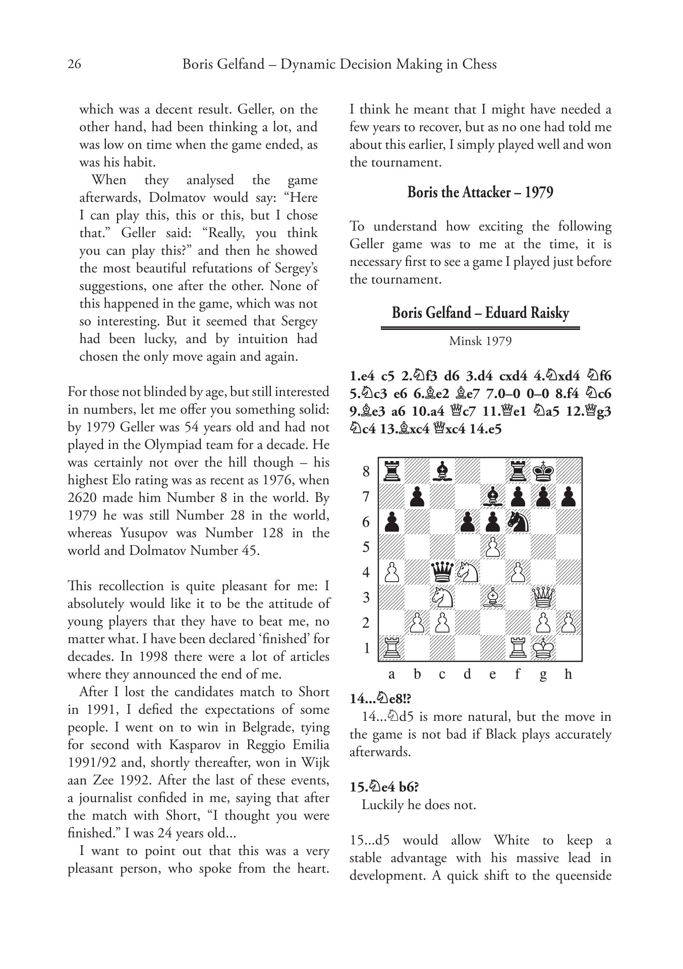 Dynamic Decision Making in Chess by Boris Gelfand (Paperback) - Dynamic Decision Making in Chess by Boris Gelfand (Paperback)