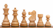 No6 Walnut Chessboard+3.75" French Ebonised pieces