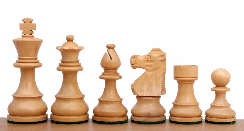 French Staunton Ebonised 3,5" chess pieces - French Staunton Ebonised 3,5" chess pieces
