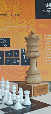 Wooden Chess Trophie - Black Rook