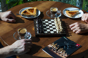 Wooden school chess mini 20 cm x 20 cm