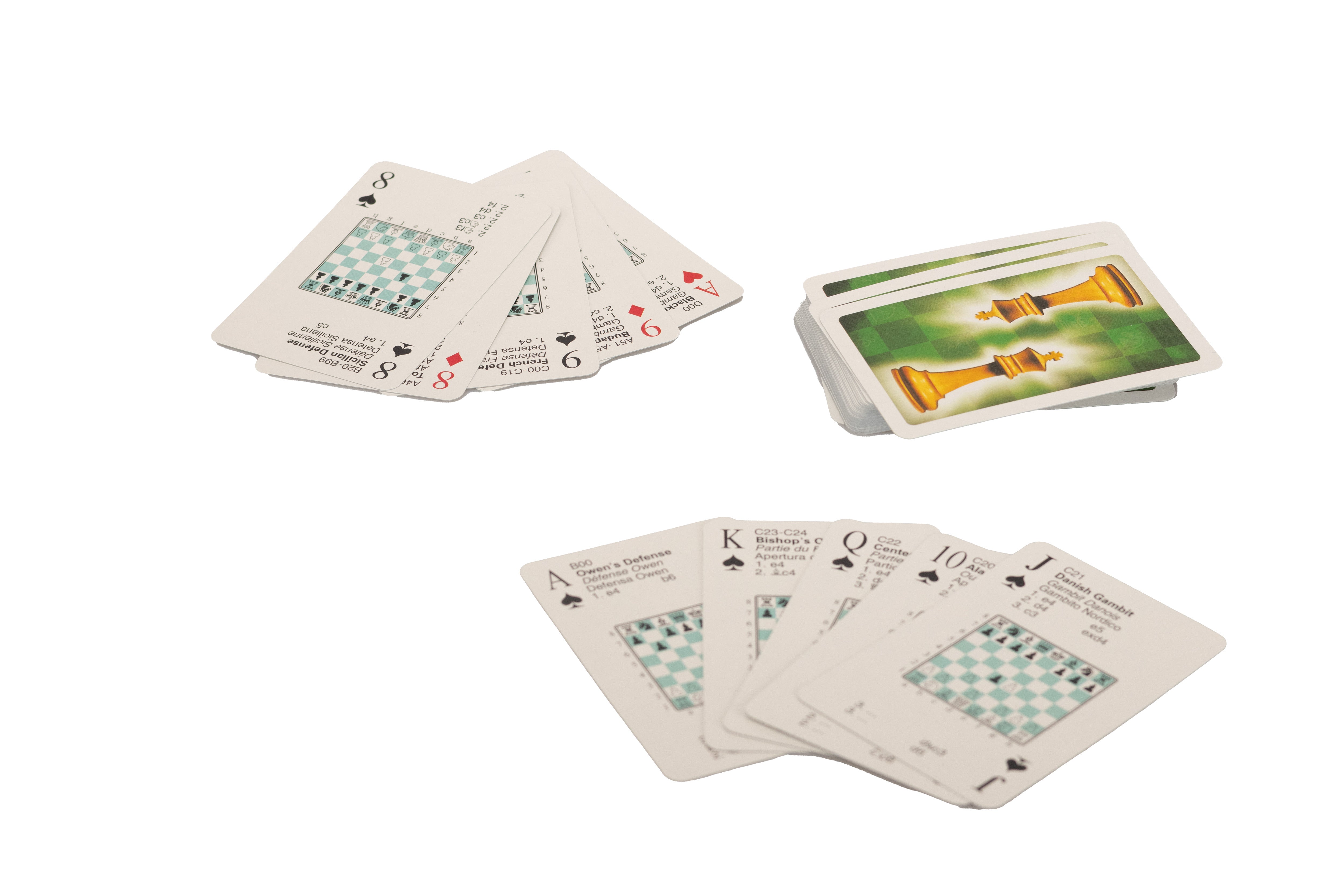 Chess playing cards - find out the most popular debuts! - Chess playing cards - find out the most popular debuts!
