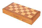 Ajedrez magnético en madera de nogal (33 x 33 cm)