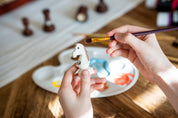 Chess case for self-painting and assembling - DIY art chess
