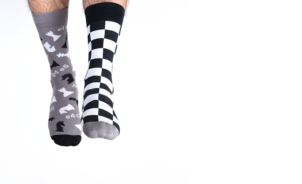 Calcetines de ajedrez Nanushki - talla 36-39 - Calcetines de ajedrez Nanushki - talla 36-39
