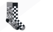 Calcetines de ajedrez Nanushki - talla 36-39