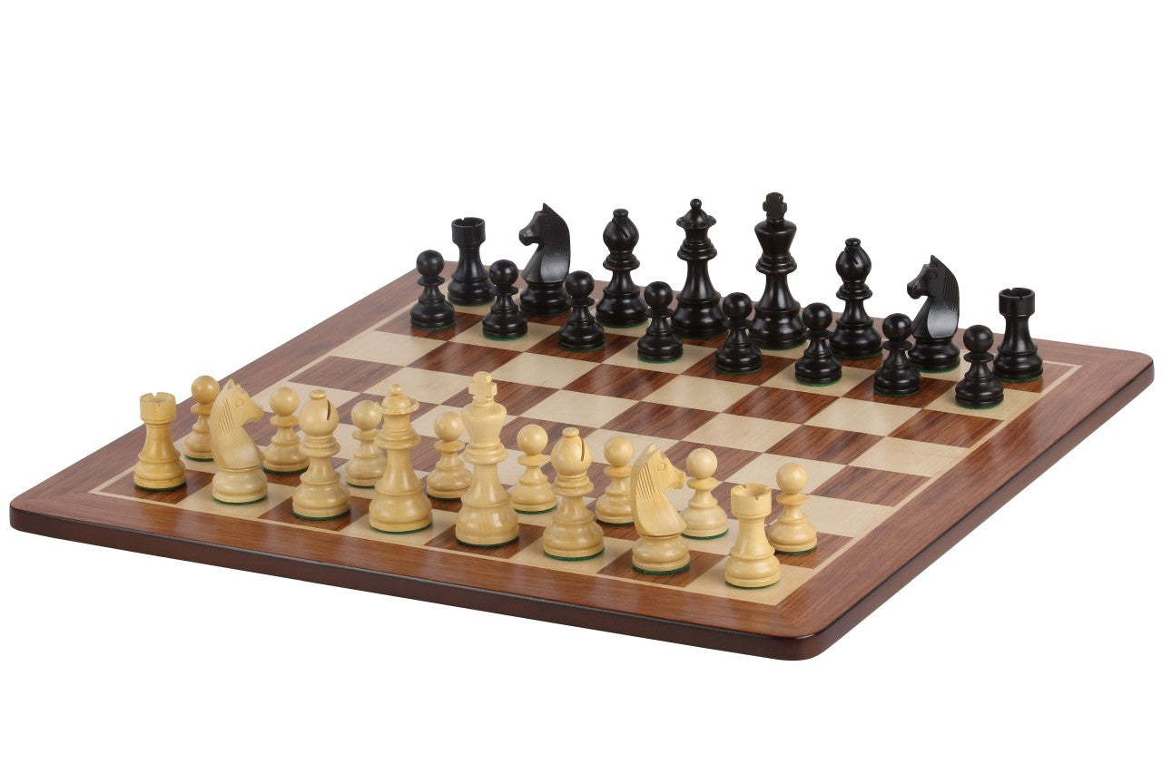 Tournament chess set No. 6 - 58mm board + German Knight 3.75" pieces - 73d905f071c0fa9ed491856505d402c5