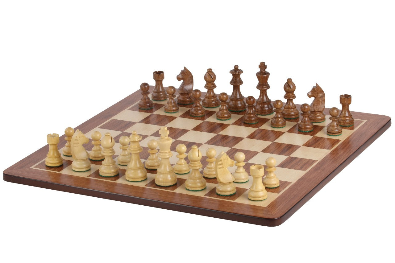 Tournament chess set No. 5 - 50mm board + German Knight 3.5" pieces - 50d5db1d11fd3eed1d01b75dfb1348f7