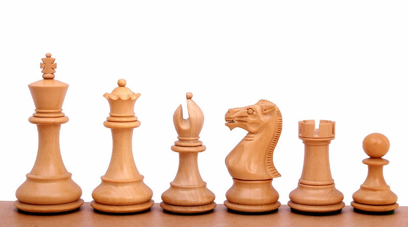 Stallion Knight Ebonised 4'' chess pieces - Stallion Knight Ebonised 4'' chess pieces