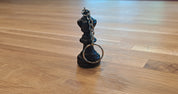 Black QUEEN key ring
