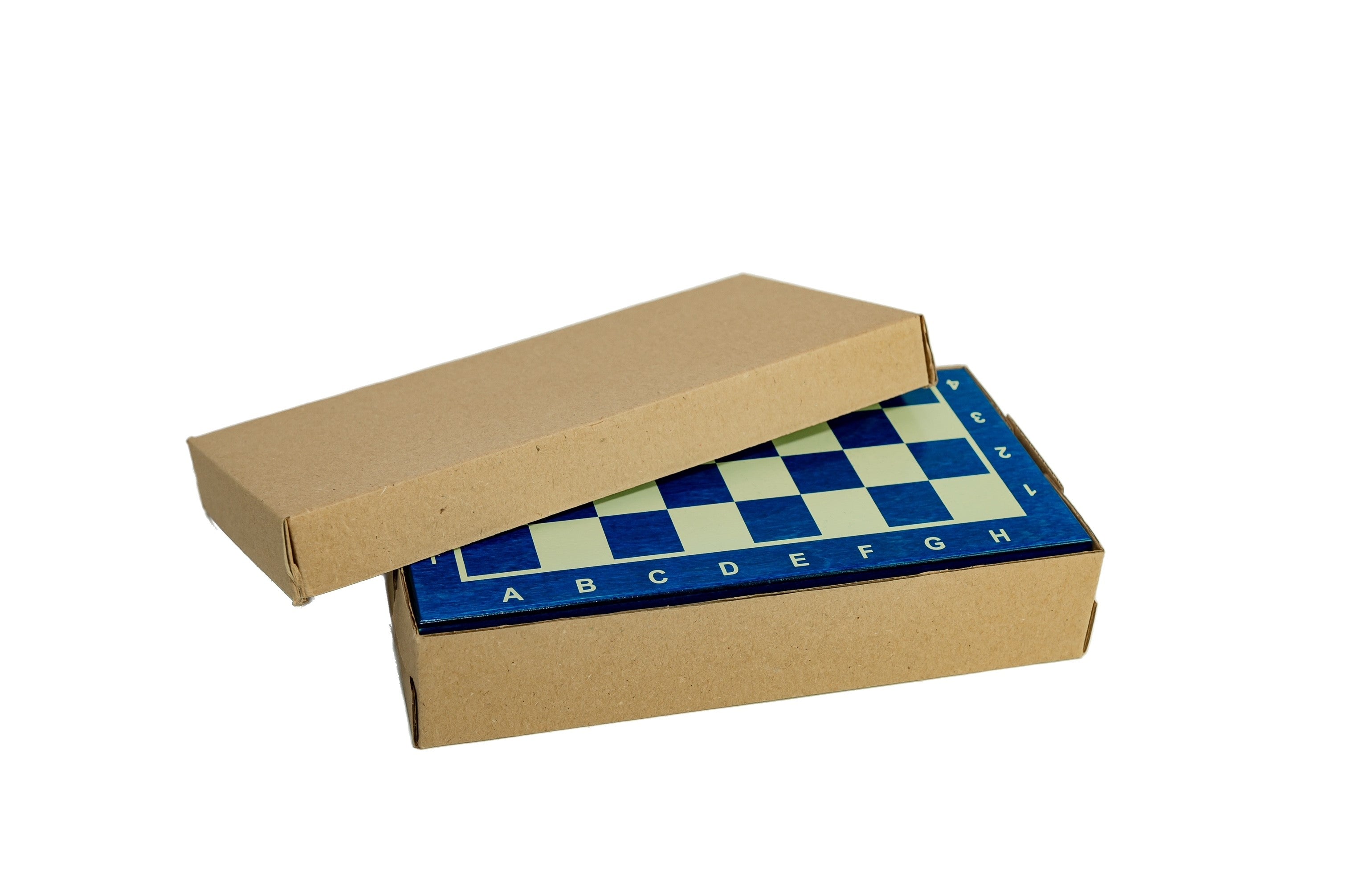 MAGNETIC wooden chess mini (20cm) - blue - MAGNETIC wooden chess mini (20cm) - blue