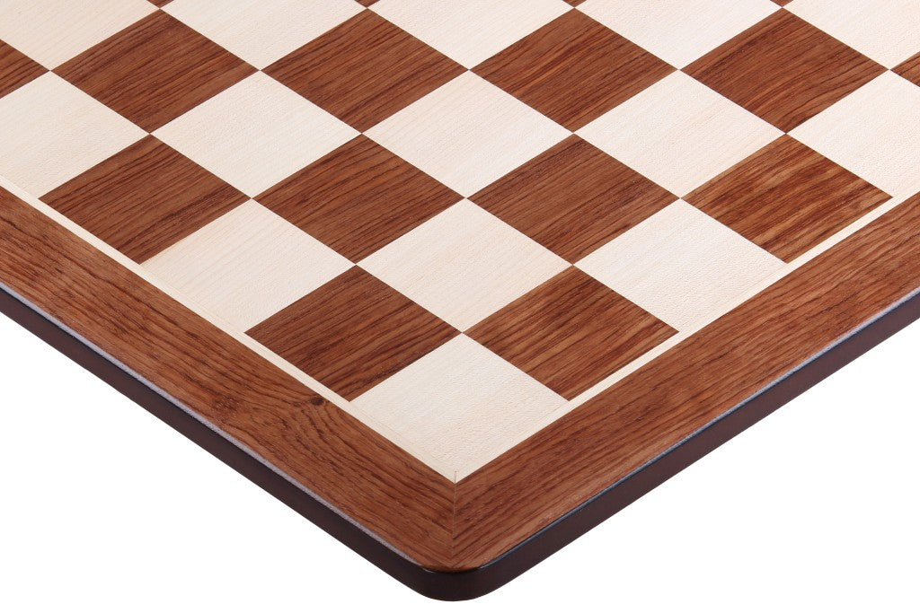 Chessboard no. 4 (without coordinates) paduk/ maple - round corners - Chessboard no. 4 (without coordinates) paduk/ maple - round corners