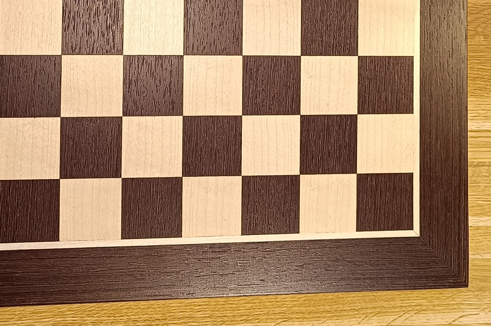 Chessboard No 4 - (without coordinates) wenge/maple - Chessboard No 4 - (without coordinates) wenge/maple