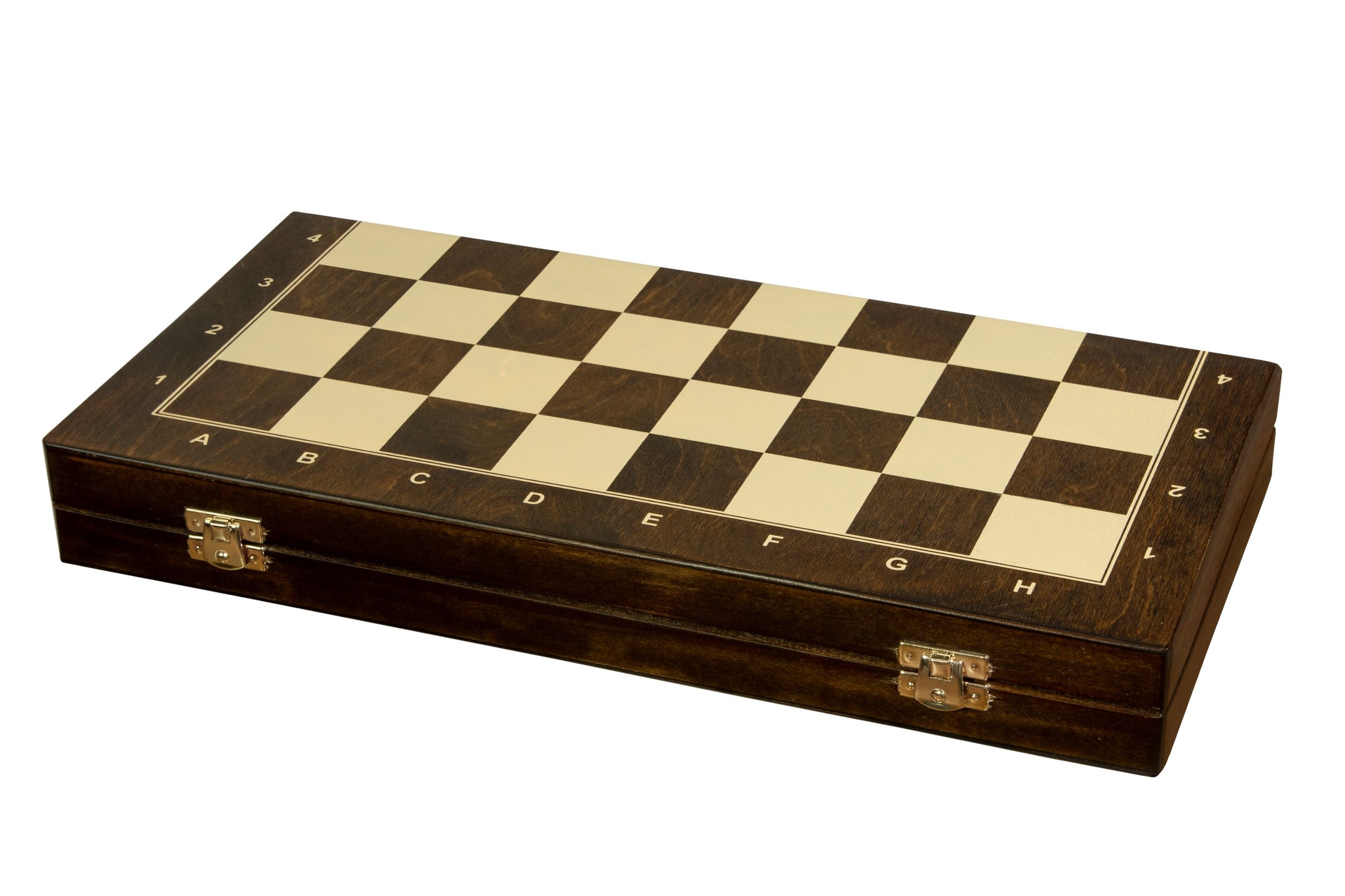Wooden chess case with insert (40 x 40 cm) - Wooden chess case with insert (40 x 40 cm)