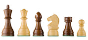 DGT modern wooden chess pieces for electronic boards - additionally weighted