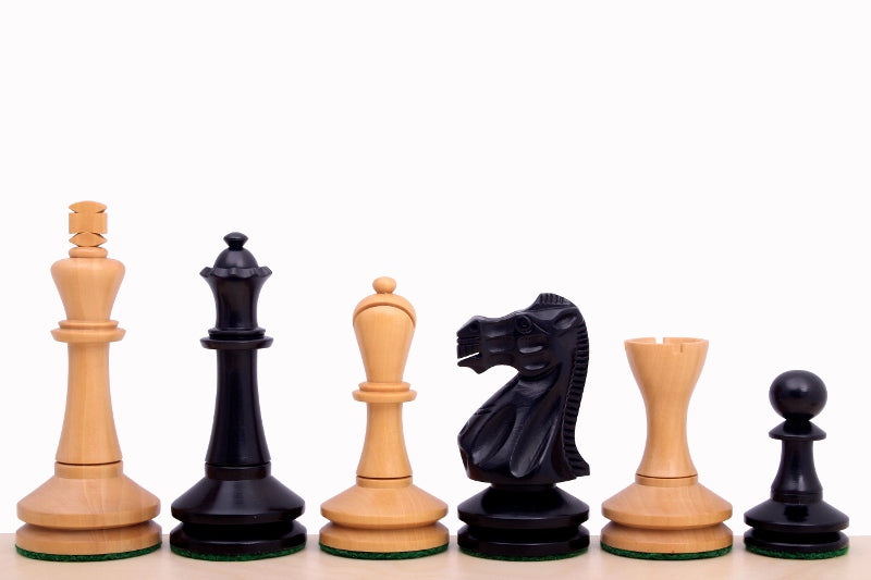 Blackmore Ebonised 4" chess pieces - Blackmore Ebonised 4" chess pieces