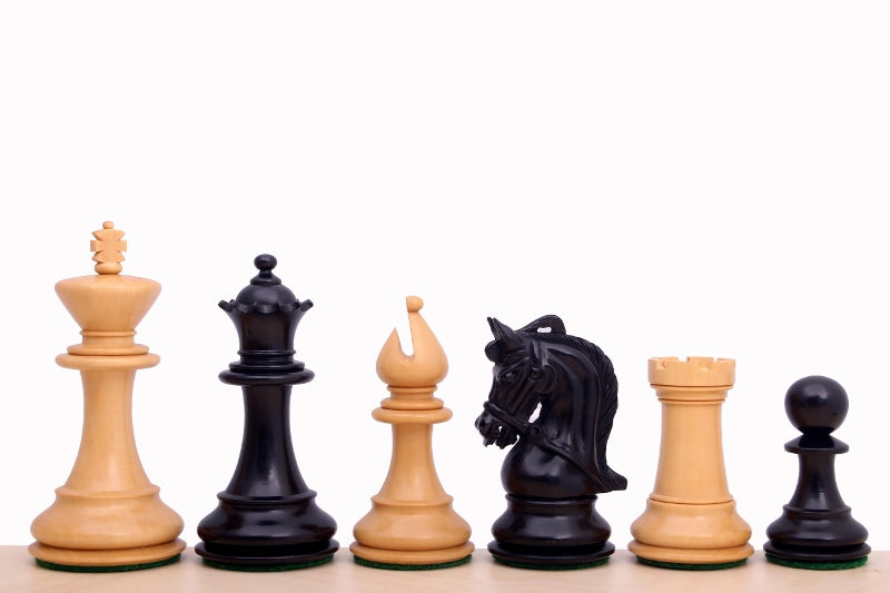 Corinthian Ebonised 4" chess pieces - Corinthian Ebonised 4" chess pieces