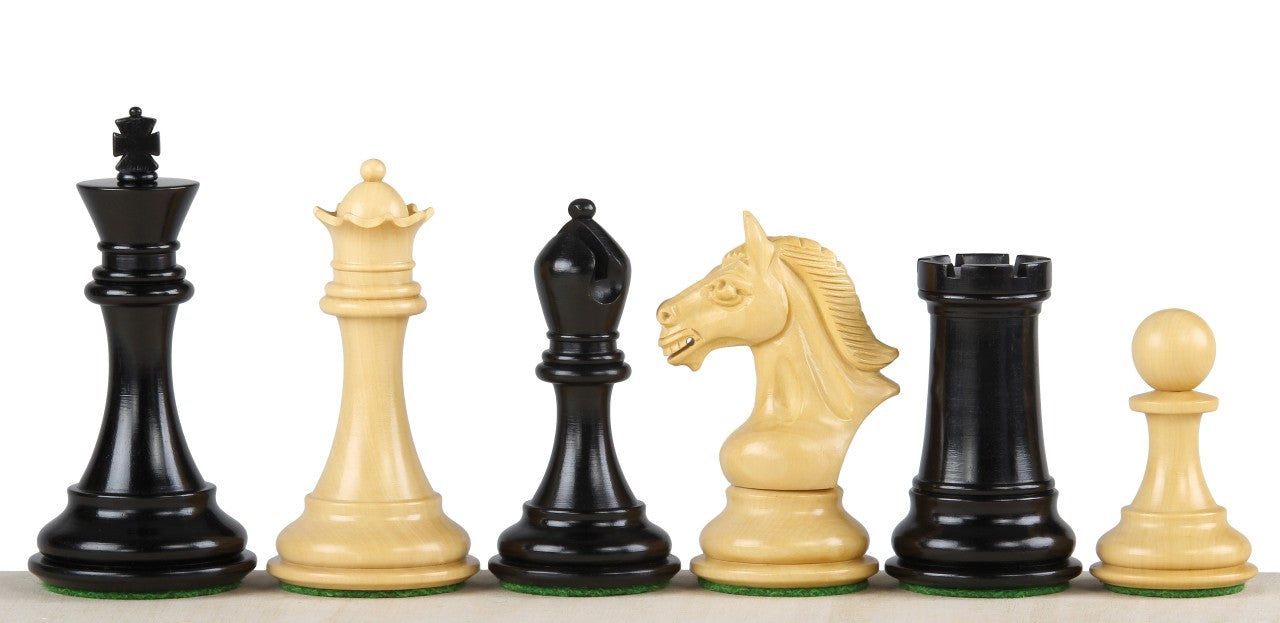 DERBY KNIGHT EBONY 4" chess pieces - DERBY KNIGHT EBONY 4" chess pieces