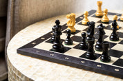 French Staunton Ebonised 3,5" chess pieces