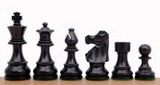French Staunton Ebonised 4" chess pieces