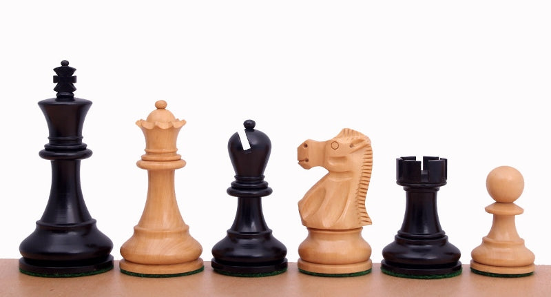 Reykjavik Ebonised 4" chess pieces - Reykjavik Ebonised 4" chess pieces