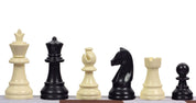 Staunton No. 3 plastic chess pieces (king 65 mm) for play and analysis