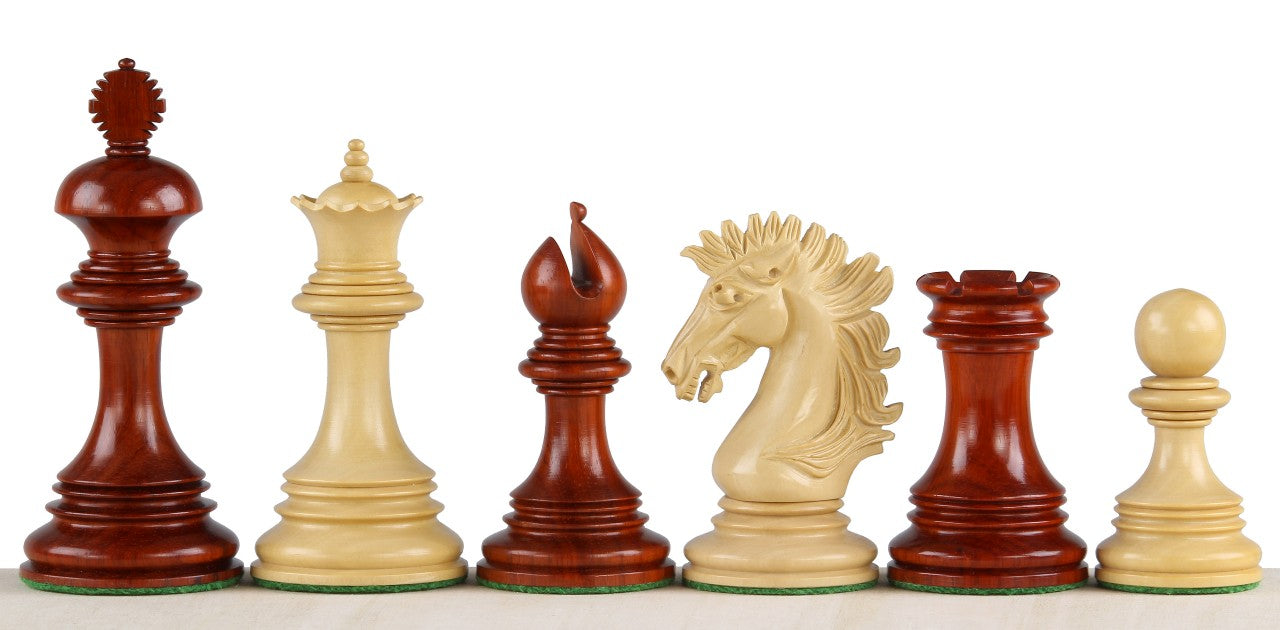 Sunrise 4 inch Redwood chess pieces - Sunrise 4 inch Redwood chess pieces