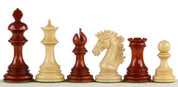 Sunrise 4 inch Redwood chess pieces