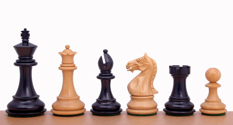 Supreme Ebonised chess pieces 3,5'' - Supreme Ebonised chess pieces 3,5''