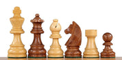 German Staunton Acacia/Boxwood chess pieces 3''