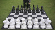 Outdoor / garden chess set (king 64 cm) - pieces + nylon chessboard