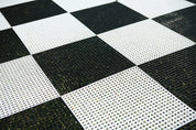 Plastic chess board for chess and outdoor/garden checkers (36 cm field)