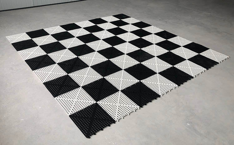 PVC Rubberized Giant Chess Board. 12'' squares - PVC Rubberized Giant Chess Board. 12'' squares
