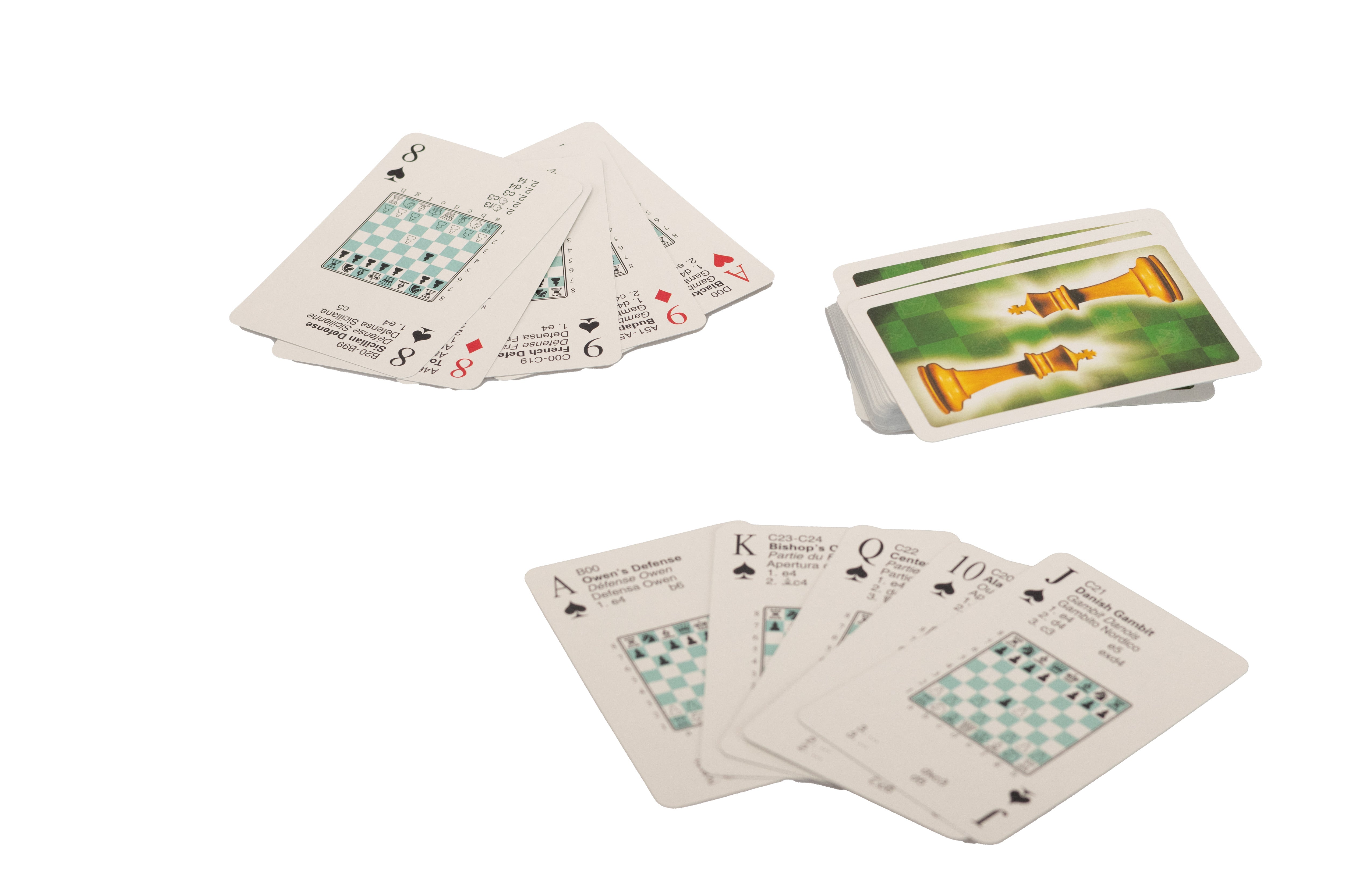 Chess playing cards - find out the most popular debuts! - Chess playing cards - find out the most popular debuts!