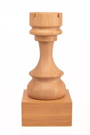 Wooden Chess Trophie - White Rook