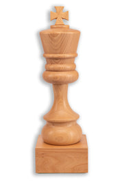 Wooden Chess Trophie - White King