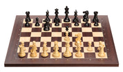 DGT USB E-Board Rosewood+ Ebony chess pieces