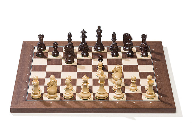 DGT USB electronic chessboard, rosewood/ maple + Royal pieces - DGT USB electronic chessboard, rosewood/ maple + Royal pieces