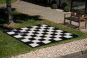 Nylon chess board for outdoor/garden chess (32 cm square)