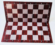 Plastic folding chessboard No. 6 (57 mm field) - Wood imitation